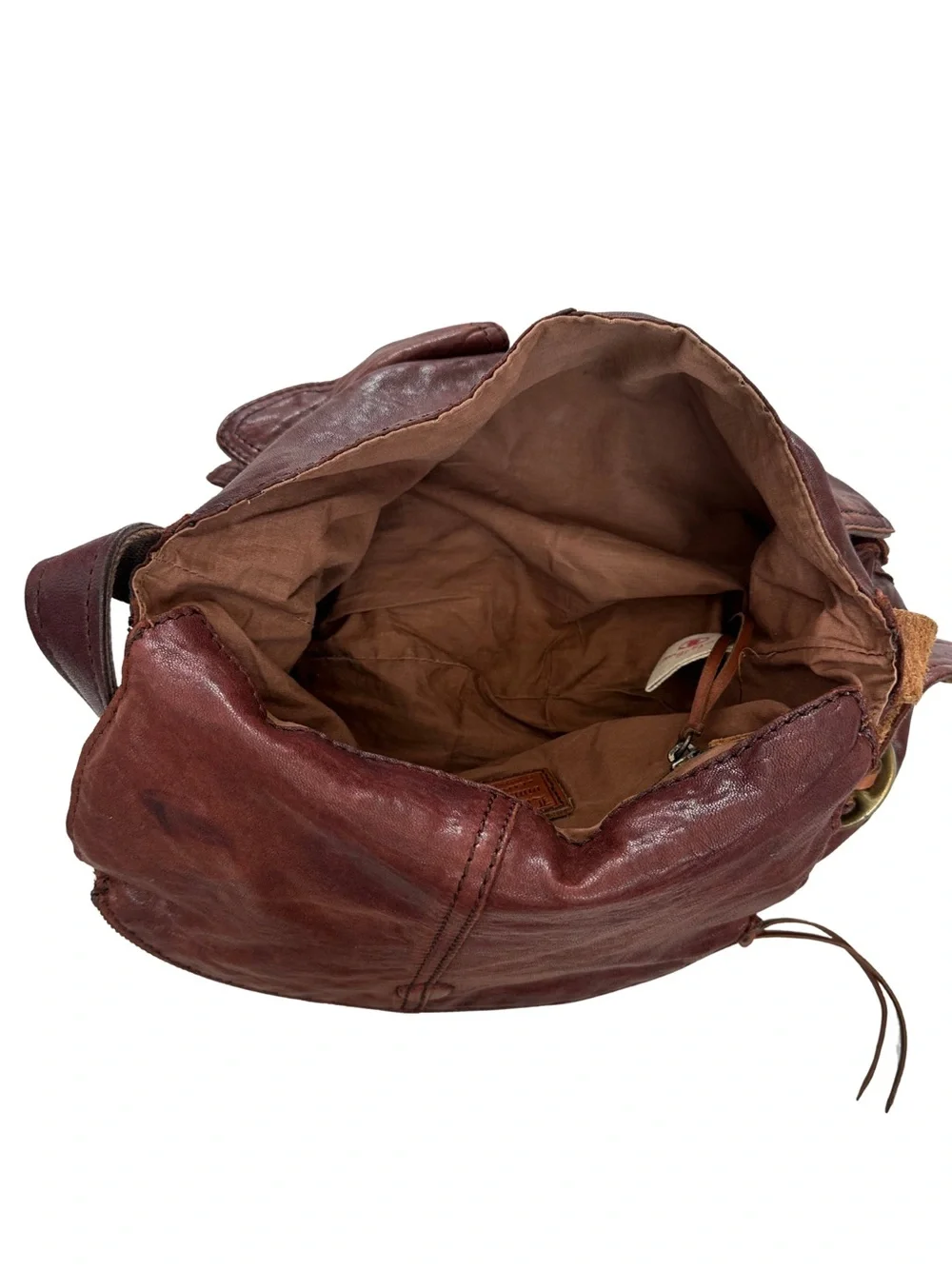 Lucky Brand Brown Leather Shoulder Crossbody Bag